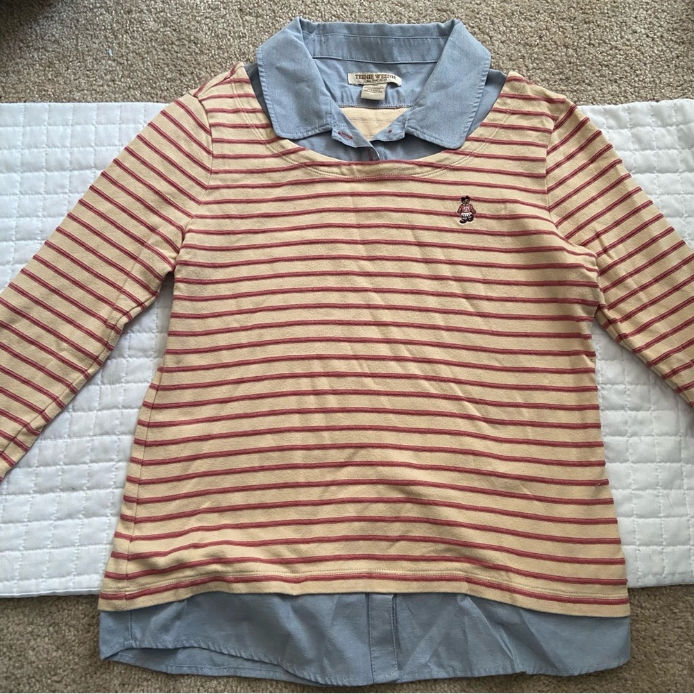 Teenie Weenie Collared Crewneck